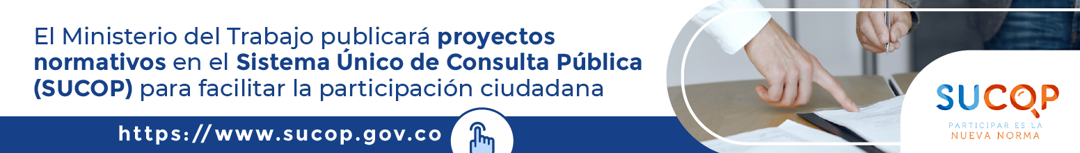 Banner para ingresar al Sistema Único de Consulta Pública SUCOP