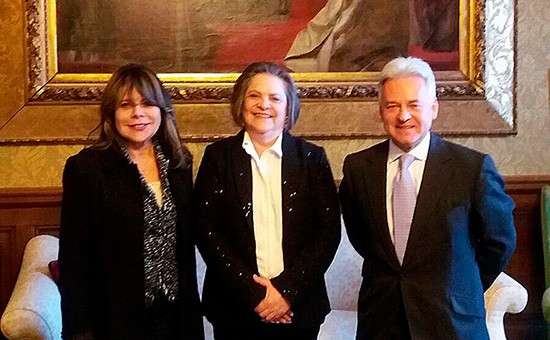 Delegación colombiana del Ministerio del Trabajo con el ministro de Estado para Europa y las Américas en el Ministerio de Relaciones Exteriores de Reino Unido, Sir Alan Duncan.