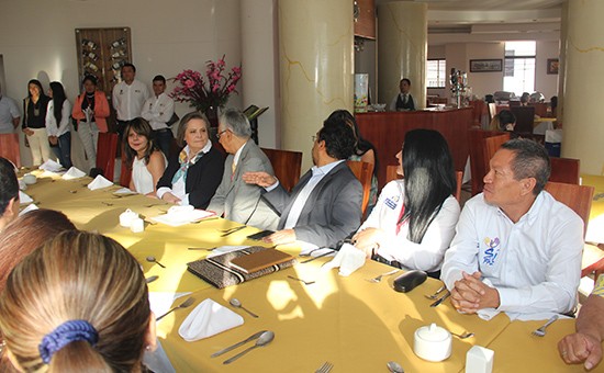 Desayuno de trabajo de la Ministra del Trabajo, Clara López con el Alcalde de Ibagué, Guillermo Alfonso Jaramillo.