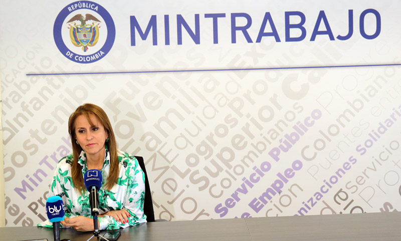 Ministra Griselda Janeth Restrepo se despidió hoy de la cartera laboral