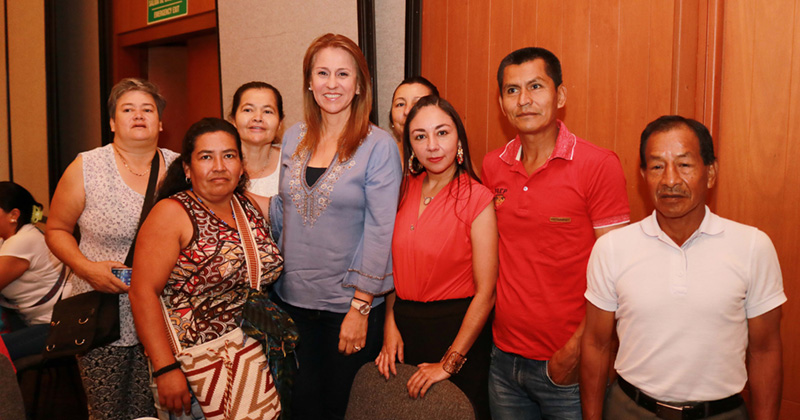 Ministra del Trabajo, Griselda Janeth Restrepo Gallego, compartió experiencias con víctimas del conflicto de múltiples regiones del país