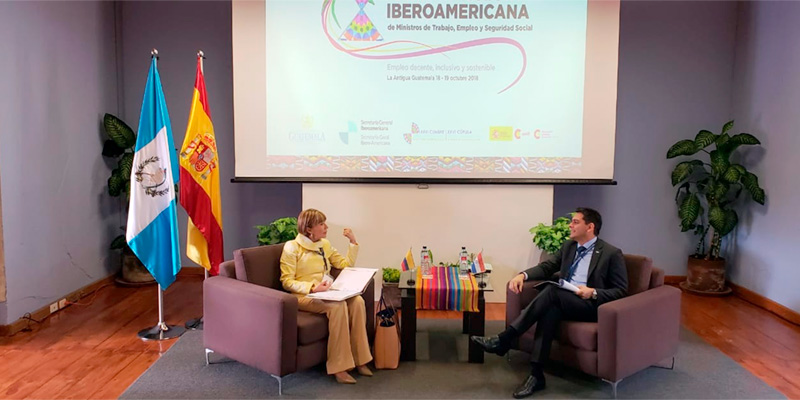 Ministra del Trabajo participó en Guatemala en Conferencia Iberoamericana de Ministros de Trabajo