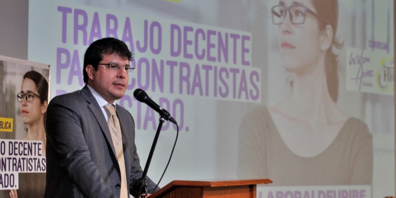 “Continuamos en el camino de la protección de los trabajadores del sector público”: viceministro Andrés Uribe