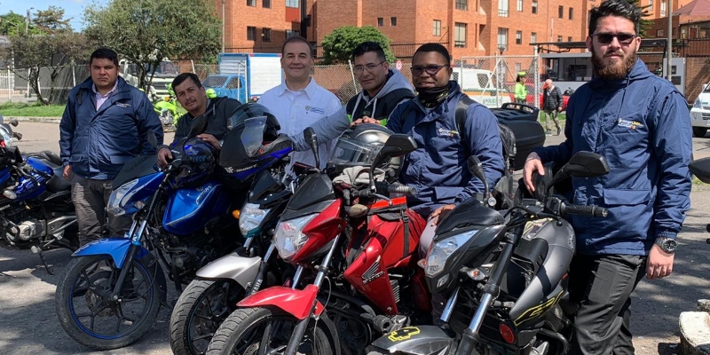 MinTrabajo realiza campaña de sensibilización frente a la seguridad vial laboral para los trabajadores que utilizan motos como medio de transporte