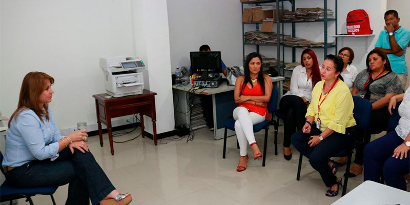 Ministra del Trabajo, Griselda Janneth Restrepo Gallego, visitó el Grupo Territorial del Meta